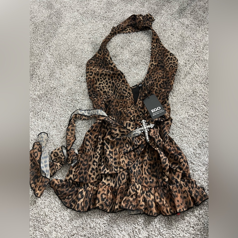 Leopard print dress | EGO official